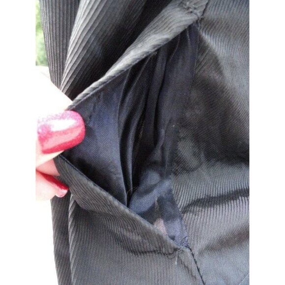 Girl’s BN Blanc Noir Warm Up Jacket With Hood Pants Black White Set Large - Picture 7 of 9